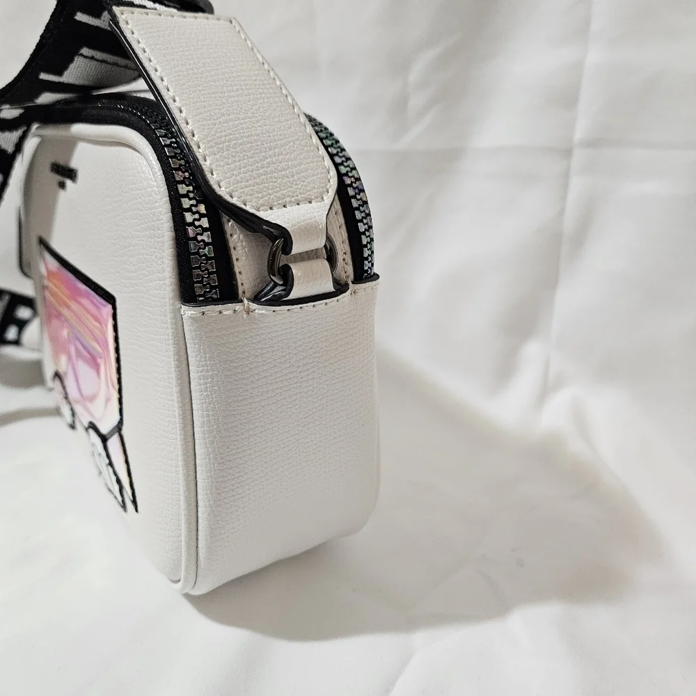 NWT Karl Lagerfeld Paris Maybelle Cross Body Purse White - Picture 5 of 11